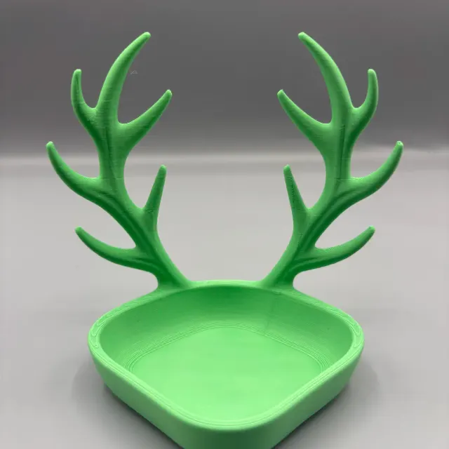 Конфетница с рогами оленя